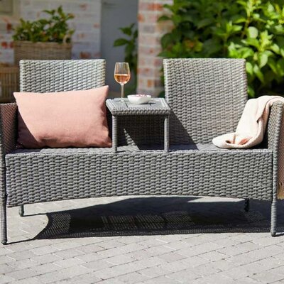 Baštenska klupa za dvoje sa stočićem Delilah Grey