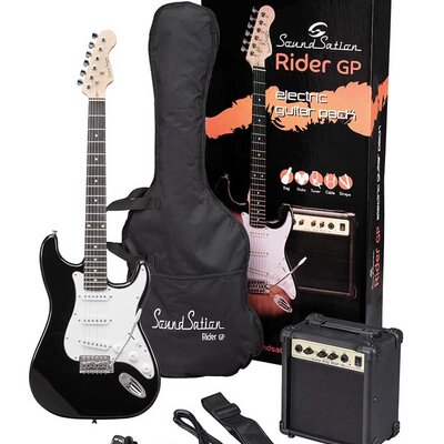 Električna gitara u paketu sa pojačalom Soundsation RIDER GP BK