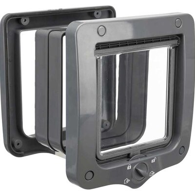 Vratanca za mačke sa proširenjem siva Trixie 44232