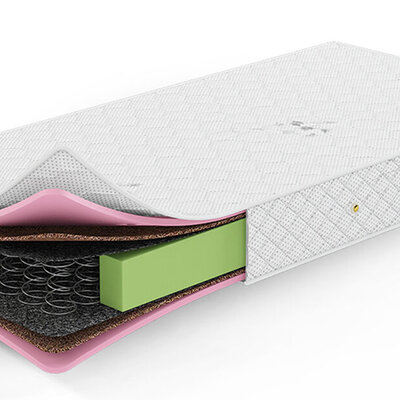 Dušek sa žičanim jezgrom Žima visine 23cm 160x190cm