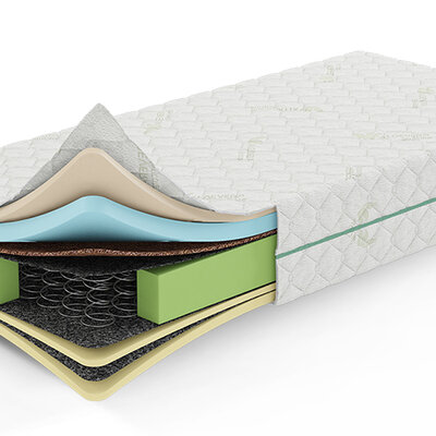 Dušek sa žičanim jezgrom Diplomatik Memory Lux visine 28 cm 180x200cm