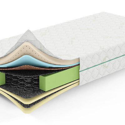 Dušek sa žičanim jezgrom Biolatex, visina 28 cm 80x190cm