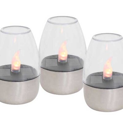 Solarne lampe u obliku svećnjaka Set 3 komada CDS93