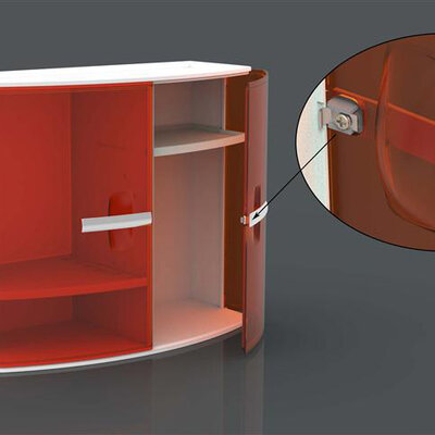 Višenamenski ormarić za kupatilo 084