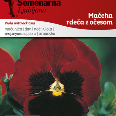 Cveće Dan i noć - crveni sa okom - Viola wittrockiana 5720/1