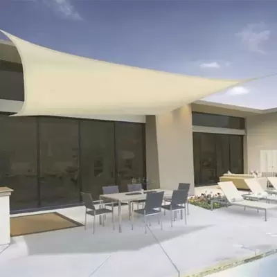 Pravougaona mreža za zaštitu od Sunca 3x4m Bež