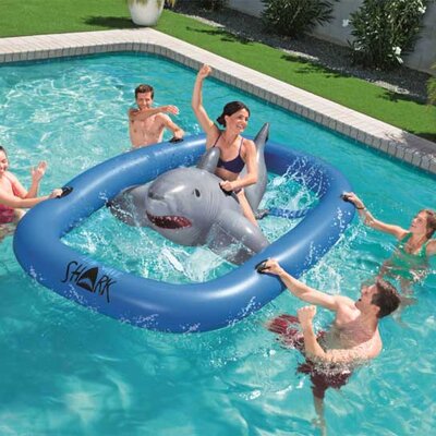 Bestway dušek za vodu na naduvavanje Ajkula 297x188cm