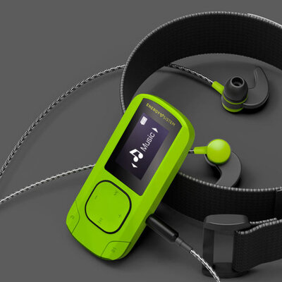 ENERGY SISTEM MP3 plejer 16GB Clip Bluetooth Sport Greenstone player zeleni