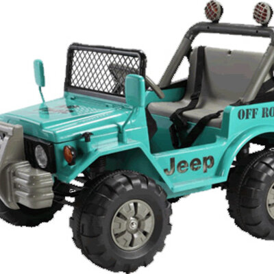 Džip na akumulator 301 - dvosed plavi