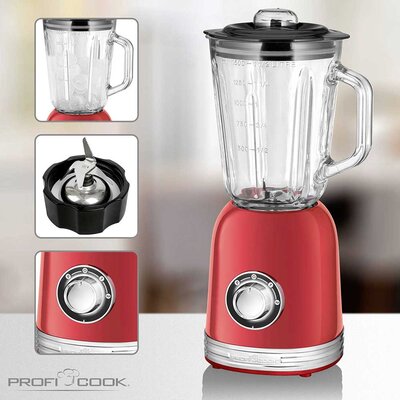 Blender PROFI COOK PC-UM 1195 1.5L 800W crveni