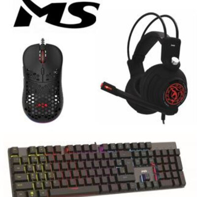 MS gejmerski paket - miš C510, tastatura C521, slušalice C500