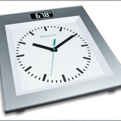 Medisana PSA elektronska kućna vaga sa ugrađenim analognim satom