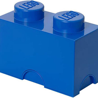 Kutija za odlaganje LEGO® Kocka 2  24x18x12cm plava 4002