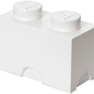 Kutija sa poklopcem LEGO® Kocka 2  24x18x12cm bela 4002