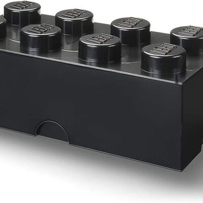 Kutija za odlaganje sa poklopcem LEGO® Kocka 8  50x25x18cm crna 4004