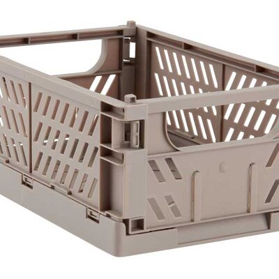 Sklopiva gajbica za odlaganje stvari 16x25x10cm Siva