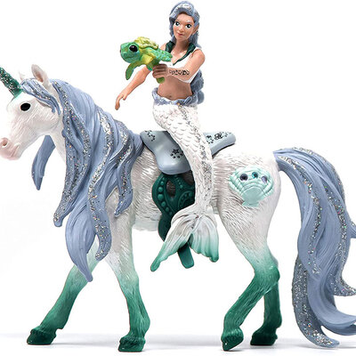 Schleich Bayala figurice - Sirena jaše morskog jednoroga 42509