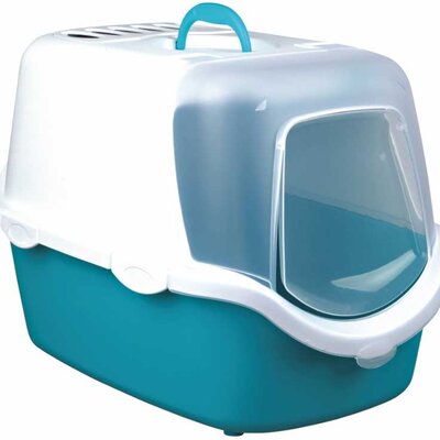 Zatvoreni WC za mačke sa filterom Trixie Vico Tirkiz 40345