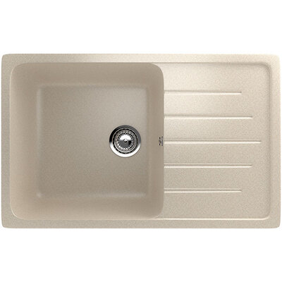 Granitna pravougaona sudopera sa sifonom Ulgran U400-328 bež