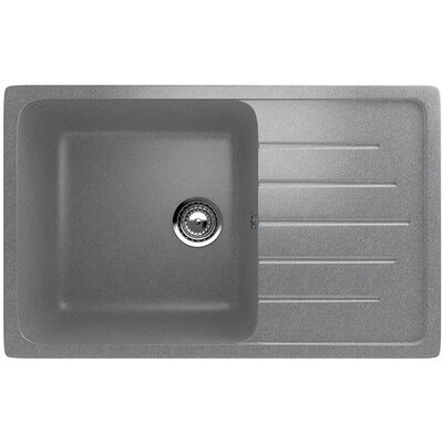 Granitna pravougaona sudopera sa sifonom Ulgran U400-342 grafit