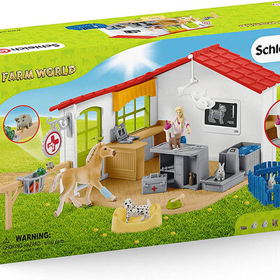 Schleich figurice Domaće životinje - Veterinarska ambulanta 42502