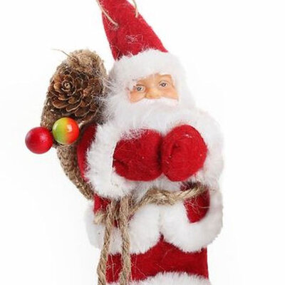 Set figurica 13 cm 6 kom Deco Santa Red