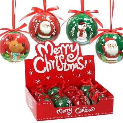 Ukrasi za novogodišnju jelku Kugle Moonlight NGF 7.5cm 12kom.