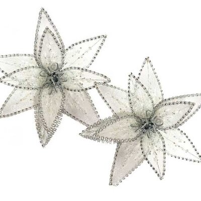 Novogodišnji ukras Cvet 2kom.22cm