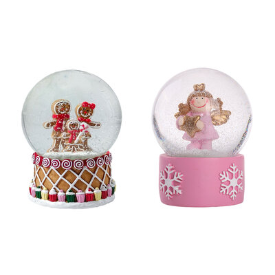 Novogodišnja i božićna dekoracija Velika snežna kugla 9cm 