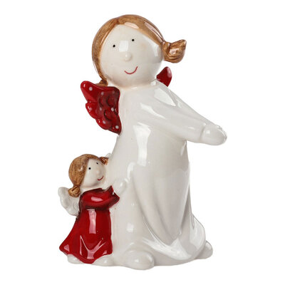 Novogodišnja i božićna dekoracija Keramička figurica Anđeli 16.5cm