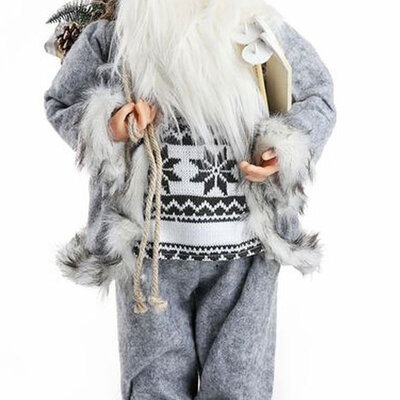 Deda Mraz - Lutka Christopher - 2022 - Grey - 60 cm 