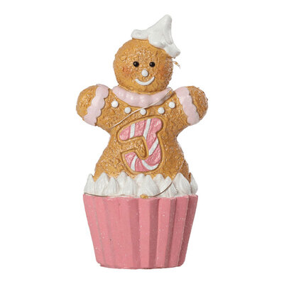 Novogodišnja i božićna dekoracija LED Figurica 18.5cm Đumbirko