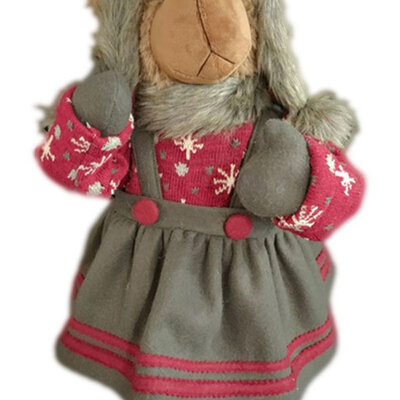 Novogodišnja dekoracija Bun Bun medvedica 55 cm