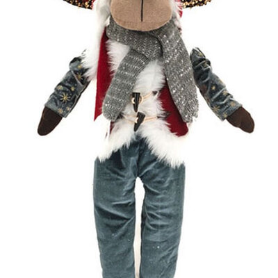 Mery novogodišnja dekoracija irvas Samson 75 cm