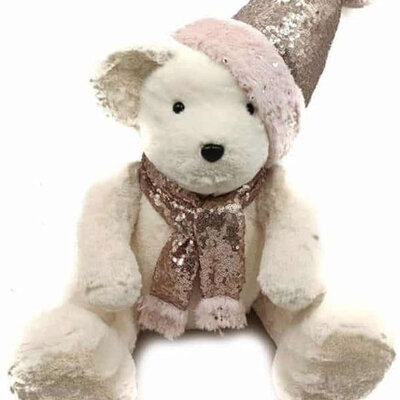 Lola novogodišnja dekoracija medved 40 cm