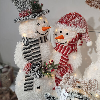 Tinsel LED Svetleći Sneško 100 cm Za Spoljnu Upotrebu