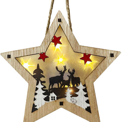 Kućna dekoracija LED Zvezda 12 cm