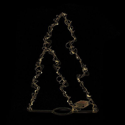 Novogodišnja dekoracija LED Jelkice 45cm toplo bela