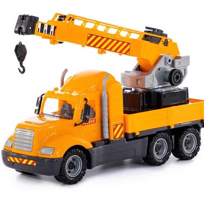 Veliki kamion sa kranom za podizanje tereta Polesie 55613