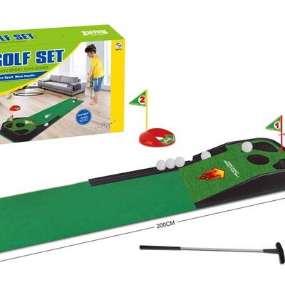 Sobni golf set sa stazom dužine 2m