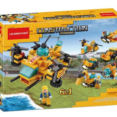 Kocke Građevinske mašine 136 delova 028648