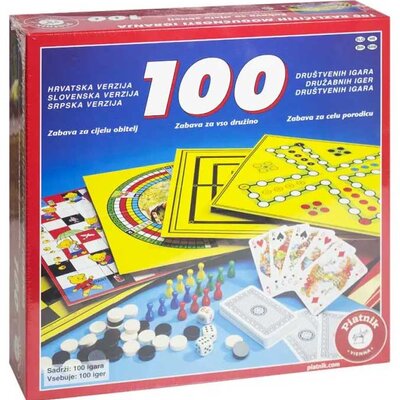 Piatnik Komplet 100 društvenih igara