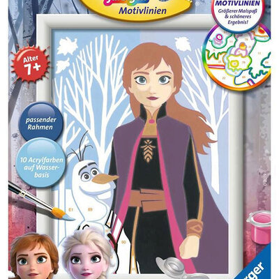 Ravensburger Bojanka po brojevima + boje Disney Frozen 2 Ana i Olaf 27699