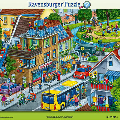 Zeleni grad Puzzle slagalica 24 dela Ravensburger 05245