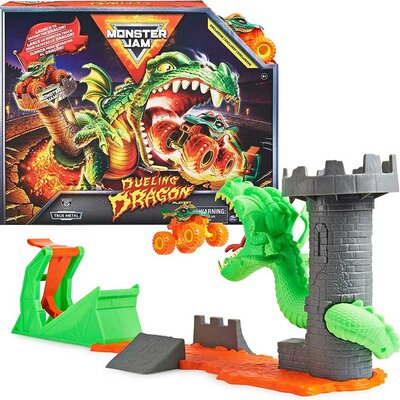 Auto staza Monster Jam Dueling Dragon Playset