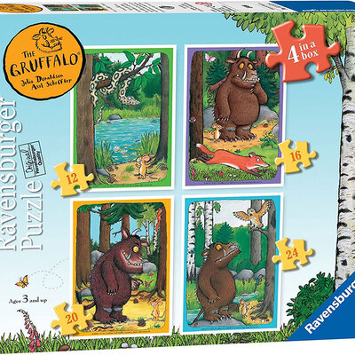 Šumsko čudovište Gruffalo Puzzle 4 slagalice Ravensburger 07157