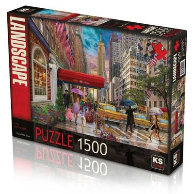 Puzzle 1500 Delova Njujork Peta Avenija KS Games