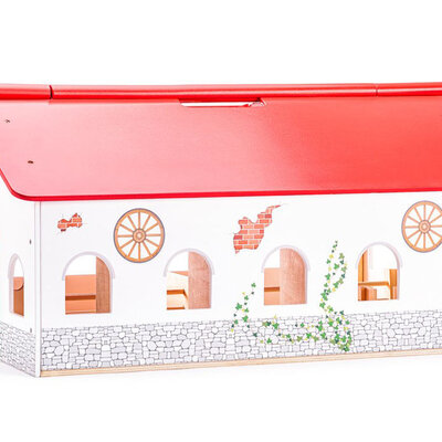 WOODY Igračka Velika drvena štala Brunn 90788