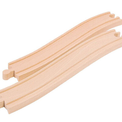 WOODY Delovi za drvenu prugu - Šine za uzbrdicu 90564