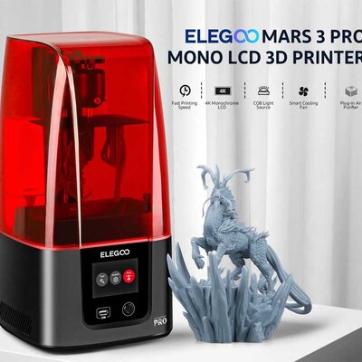3D Štampač Elegoo Mars 3 Pro mSLA 4K